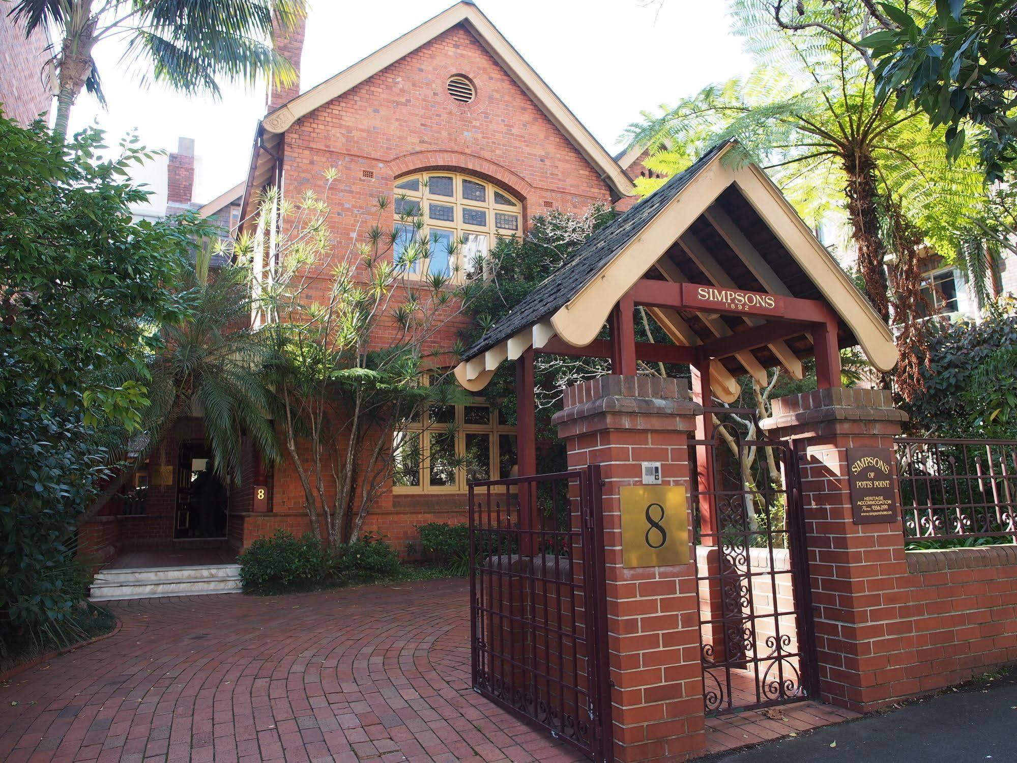 Simpsons Of Potts Point Hotel ซิดนีย์ ภายนอก รูปภาพ